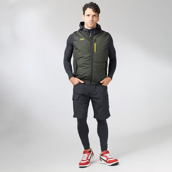 【2026SS新作】PUMA AT-8022N エアツイスト フーディーベスト 空調服® 熱中症対策 ファン装着用ウェア ワーク 作業用