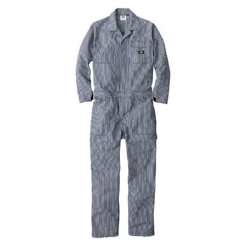 【Dickies】D7106 ストレッチヒッコリー長袖ライトツナギ