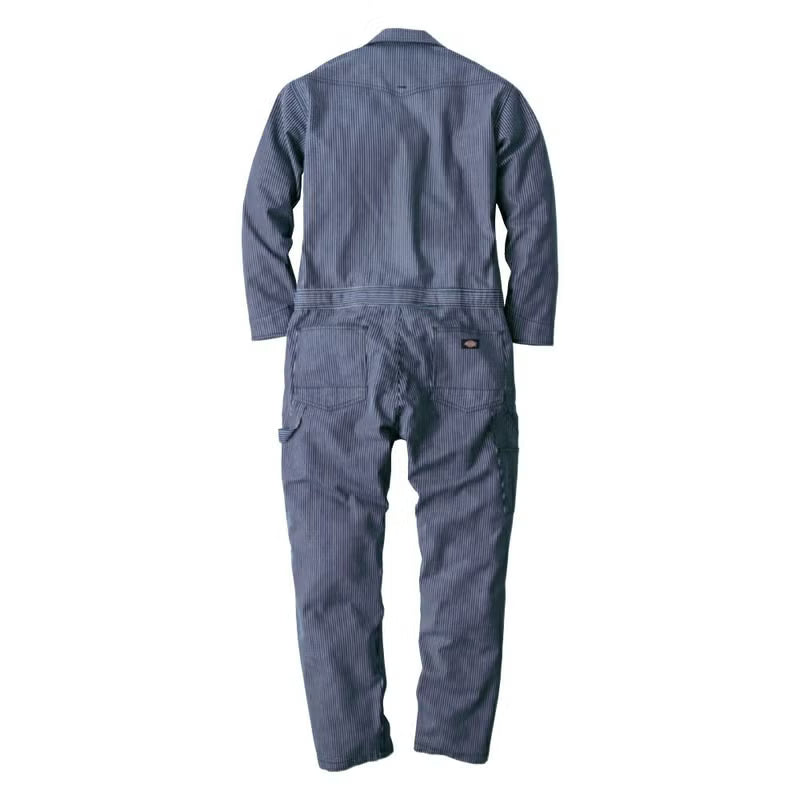 【Dickies】D7106 ストレッチヒッコリー長袖ライトツナギ