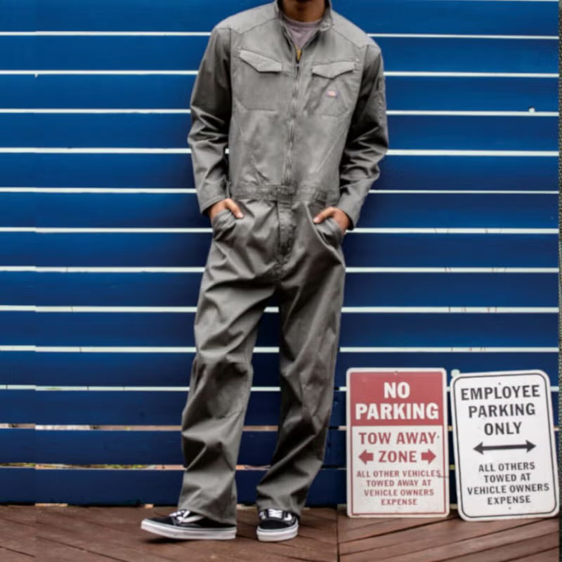 【Dickies】D916 ストレッチヘリンボーンツナギ
