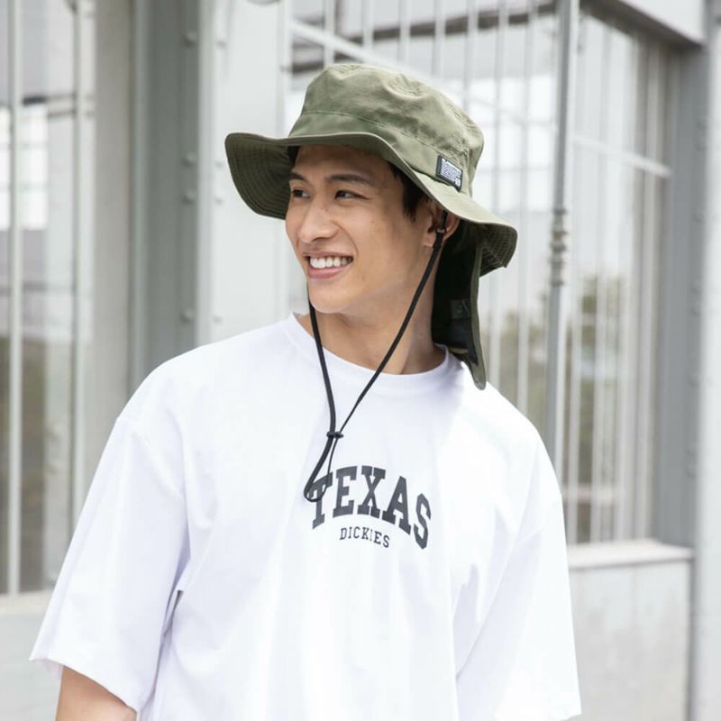 【GLADIATOR】3WAYアイスシェードサファリハット 帽子 メンズ レディース 強力消臭 UVカット 冷感素材 アウトドア 作業 農業 釣り 熱中症