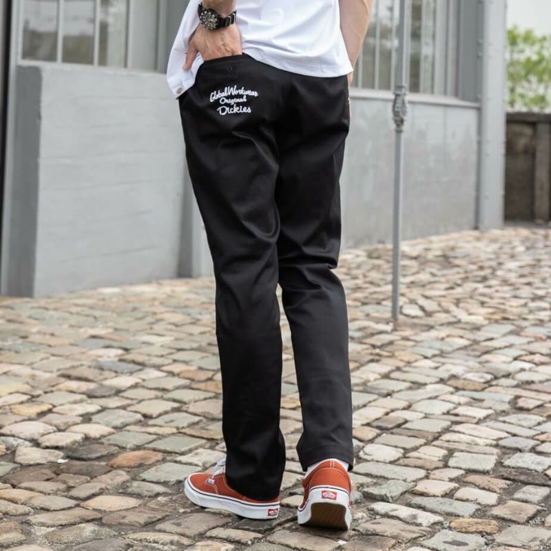【Dickies限定品】D-287401 チェーン刺繍入りオールドスタイルパンツ