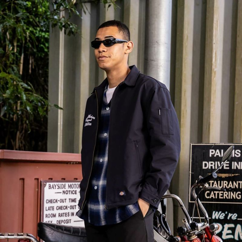 Dickies限定品 D-757001 チェーン刺繍入り4WAYストレッチジャケット