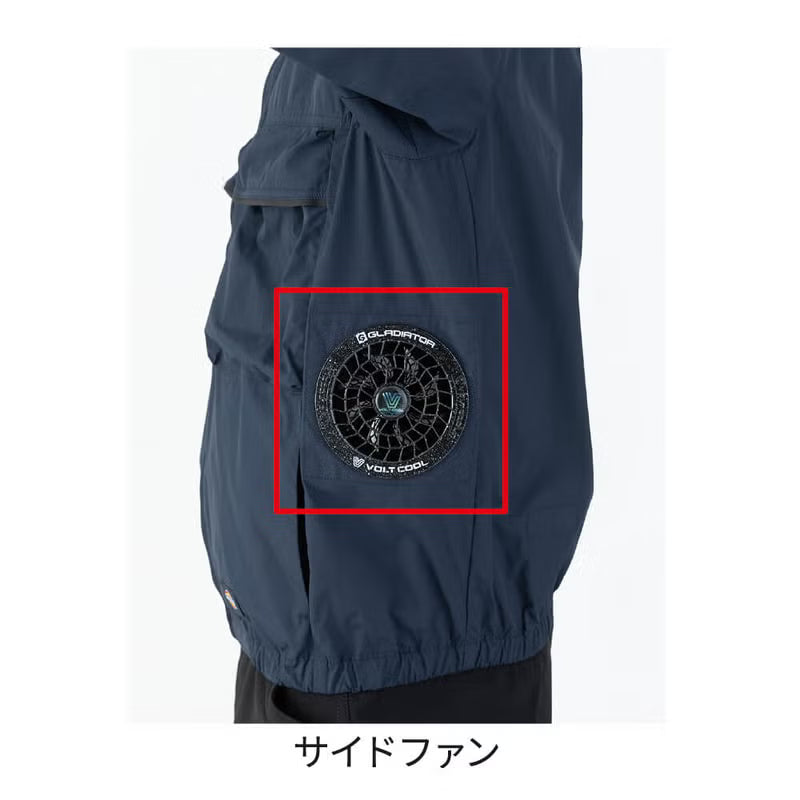 Dickies D-290【VOLTCOOL】ペルチェ対応空調ウェア フード脱着可能&日傘遮熱Dickies半袖ブルゾン