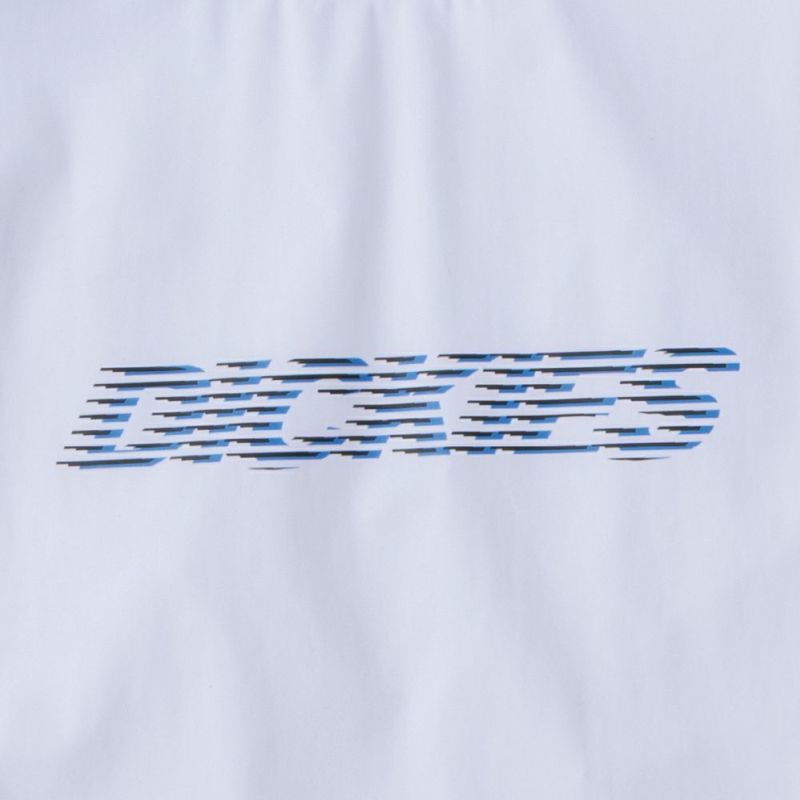 【限定】Dickies D-467 冷感サイドポケット半袖Tシャツ ホワイト ストレッチ 接触冷感 UVカット 作業服 ワーク ディッキーズ