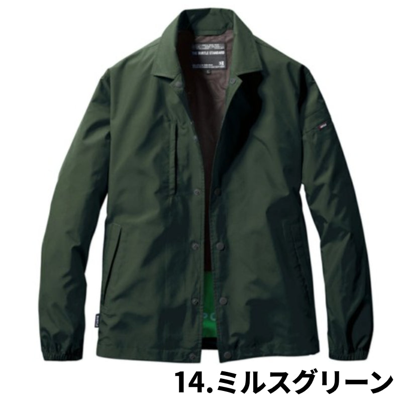 バートル コーチジャケット 710 BURTLE (ユニセックス)サイズ S~3XL  軽量防寒 男女兼用 耐久撥水防風 エコロジー作業着 アウター ジャンパー