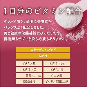 B-MAKE PROTEIN ビーメイクプロテイン コラーゲン コラーゲンペプチド NMN タンパク質 ビタミン 栄養補給 ダイエット 美容 美肌 美髪 健康 habits(ハビッツ)