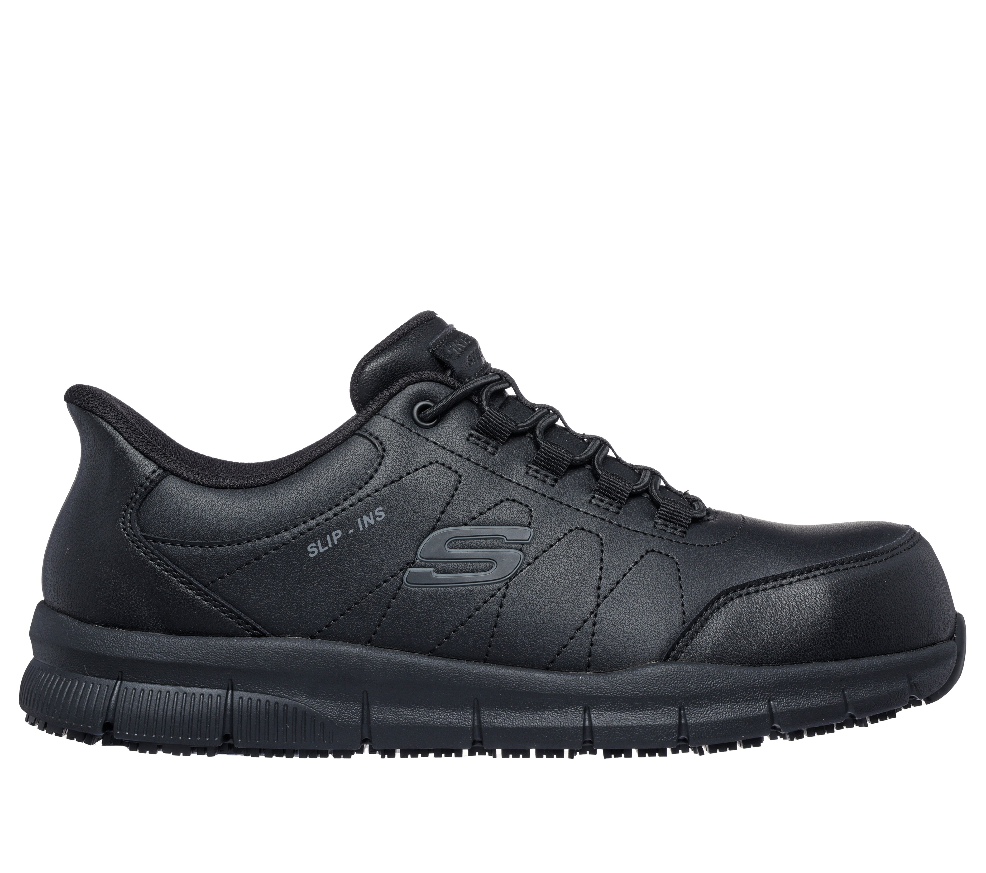 2026SS新作 スケッチャーズ スリップインズ ワーク 200245J ナンパ - ノレン SKECHERS 安全靴 作業靴