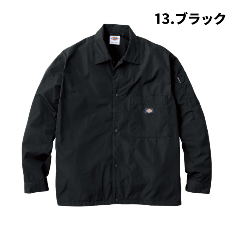 Dickies D-7510 コーチジャケット 2025AW コーコス 撥水 UVカット カジュアル 作業着 作業服 春秋冬 アウター ディッキーズ