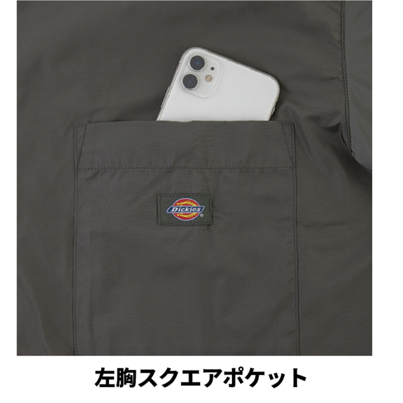 Dickies D-7510 コーチジャケット 2025AW コーコス 撥水 UVカット カジュアル 作業着 作業服 春秋冬 アウター ディッキーズ