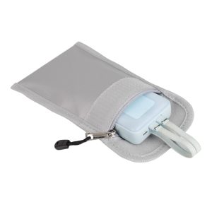 防災関連製品 HIDISC モバイルバッテリーの安全対策に! 耐火袋 耐火ポーチ HD-EPB02 持ち運び用 旅行 出張