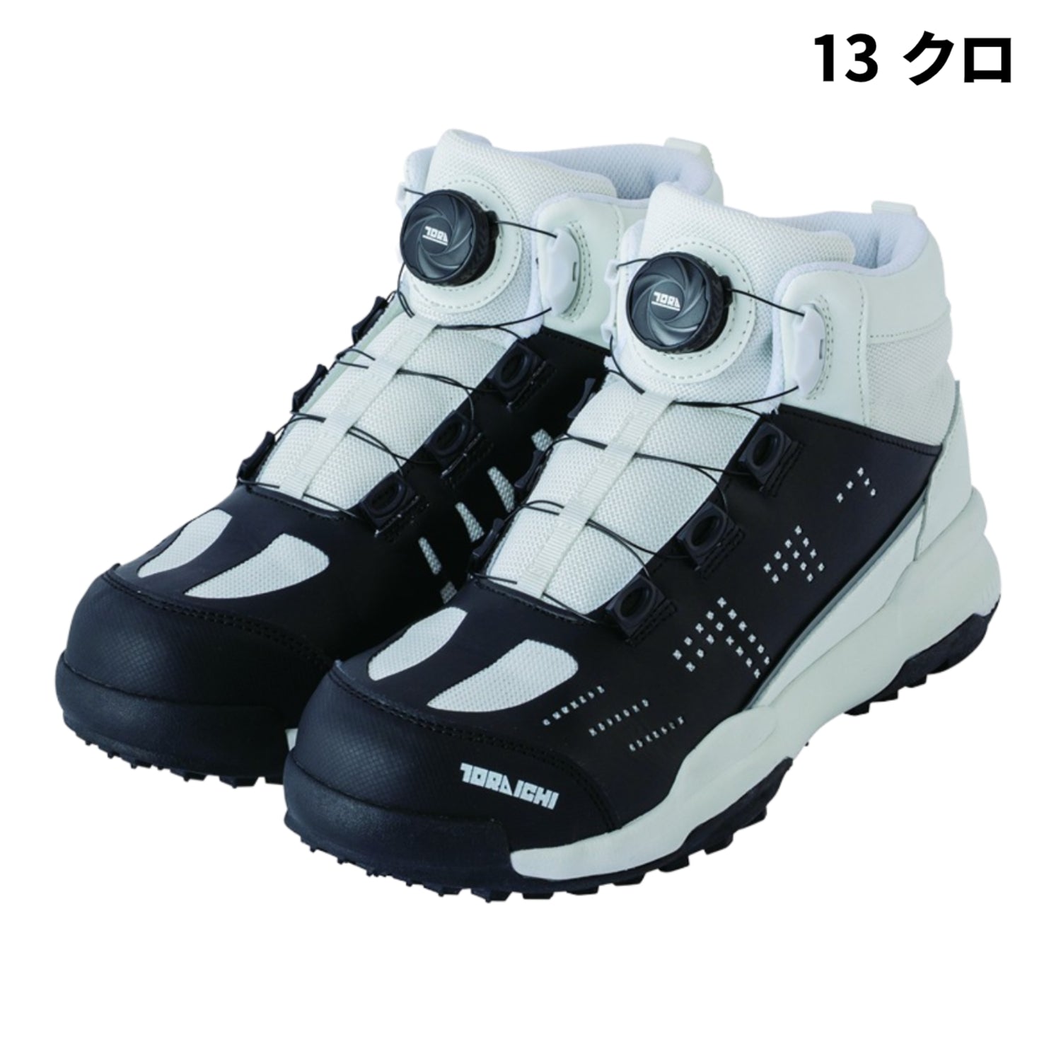 寅壱 安全靴 0288-965 ダイヤル式ミッドカットスニーカー