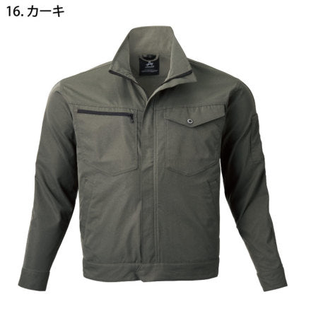 アタックベース 19034 APEX WIN ストレッチブルゾン S~7L 制電 JIS T-8118対応 イージーケア ストレッチ 軽量 形態安定