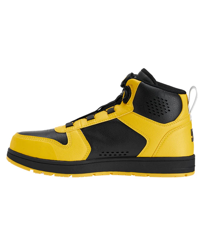 DC SHOES メンズ PHACTOR HI DL DP005701 プロテクティブスニーカー JSAA A種 3E ダイヤル式 ガラス繊維強化樹脂製先芯