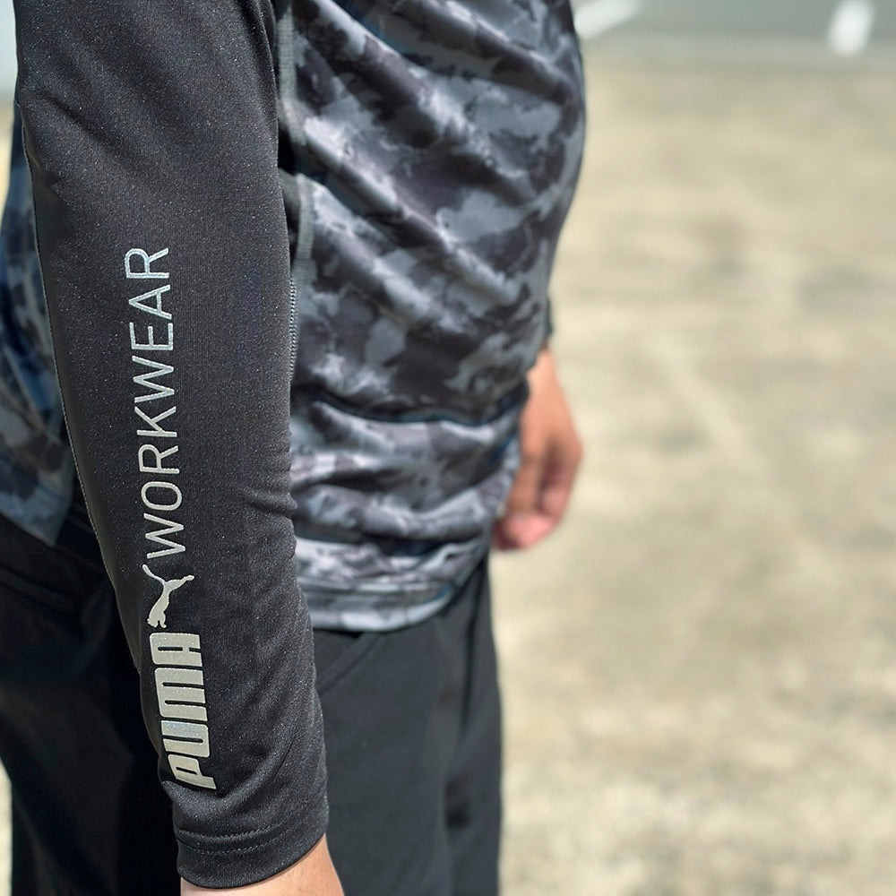 【2026SS限定】作業ウェアPUMA 長袖パフォーマンスウェア PW-2050N 夏用コンプレッション
