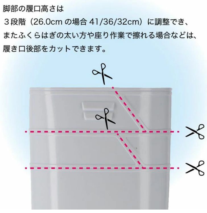 【弘進ゴム】ザクタス Z-01 黒 長靴(P.V.C製)