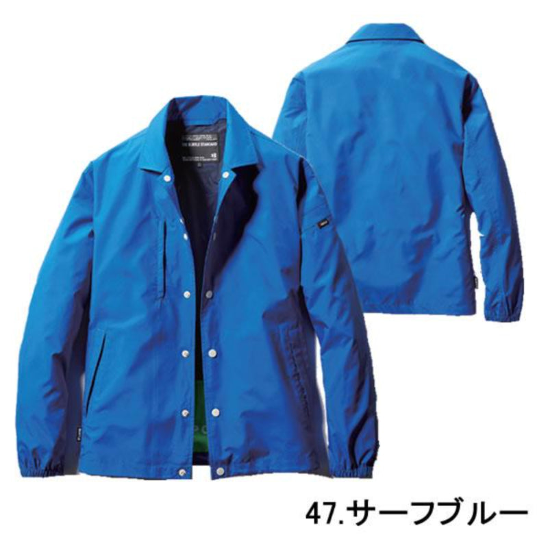 バートル コーチジャケット 710 BURTLE (ユニセックス)サイズ S~3XL  軽量防寒 男女兼用 耐久撥水防風 エコロジー作業着 アウター ジャンパー