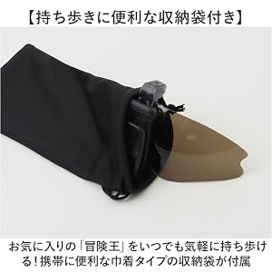 【冒険王】PBC-06S 帽子用偏光グラス キャップシェイダー 帽子用 偏光 サングラス 帽子に装着 クリップ式 跳上げ 視泉堂 作業 アウトドア 釣り
