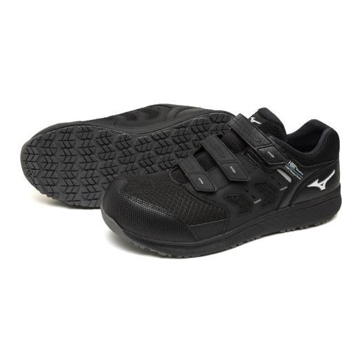 【2026AW新作】ミズノ オールマイティWU 21L ベルト/ローカット/ワーキング ブラック×ホワイト ユニセックス