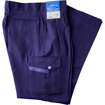 アルトコーポレーション BF517 ツータックカーゴパンツ ネイビー 秋冬 東レ 制電裏綿 T8118の静電気防止作業服基準 男女兼用