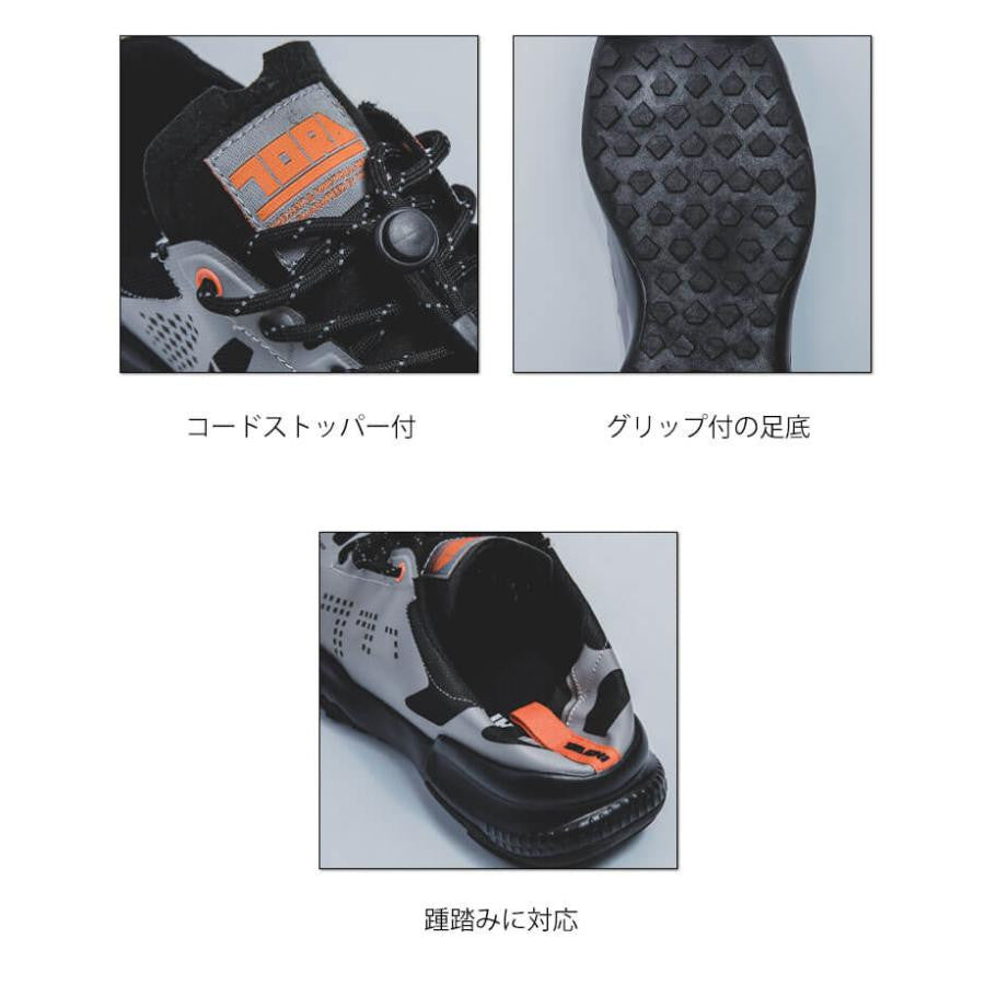寅壱 セーフティスニーカー 0287-964 EVAソール 安全靴 3E シューズ スニーカー 作業靴 2025SS新作 TORAICHI