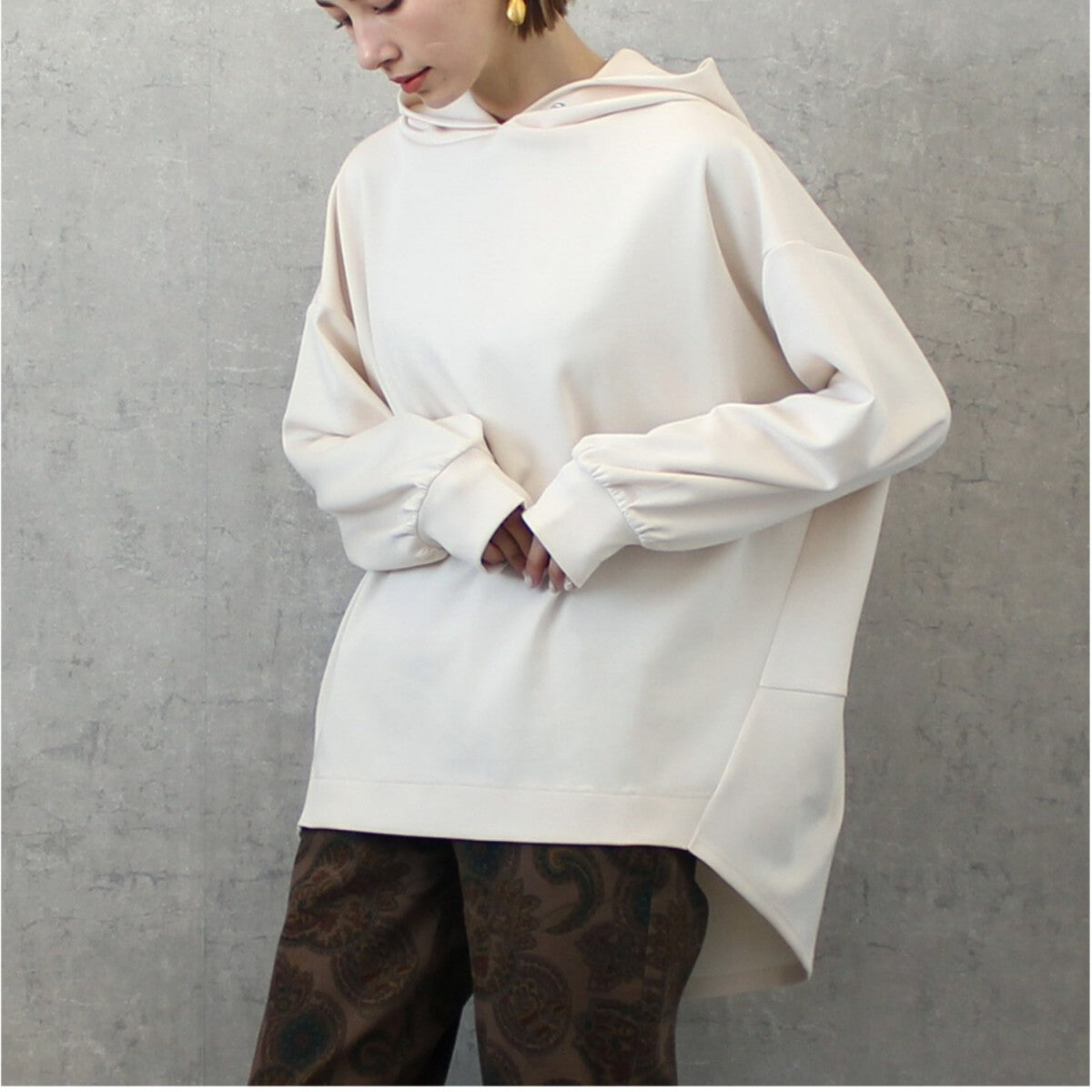 【在庫処分価格】パーカー ダンボールニット フーディー 長袖 レディース 30代40代50代 体型カバー 軽量 暖かい