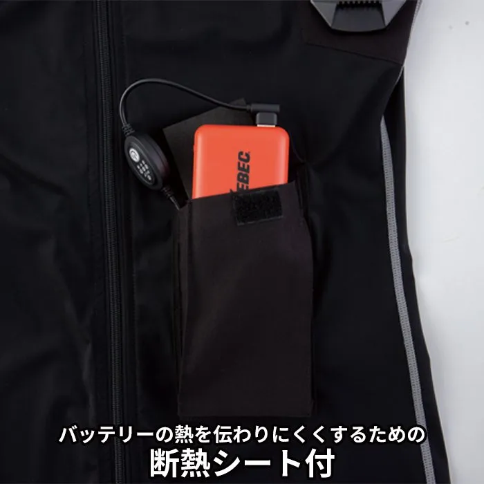 ジーベック 33005 ペルチェコンプレッションセット(バッテリー付き) 冷却 熱中症対策 作業着 接触冷感  紫外線カット(UPF50+) XEBEC 2025SS新作