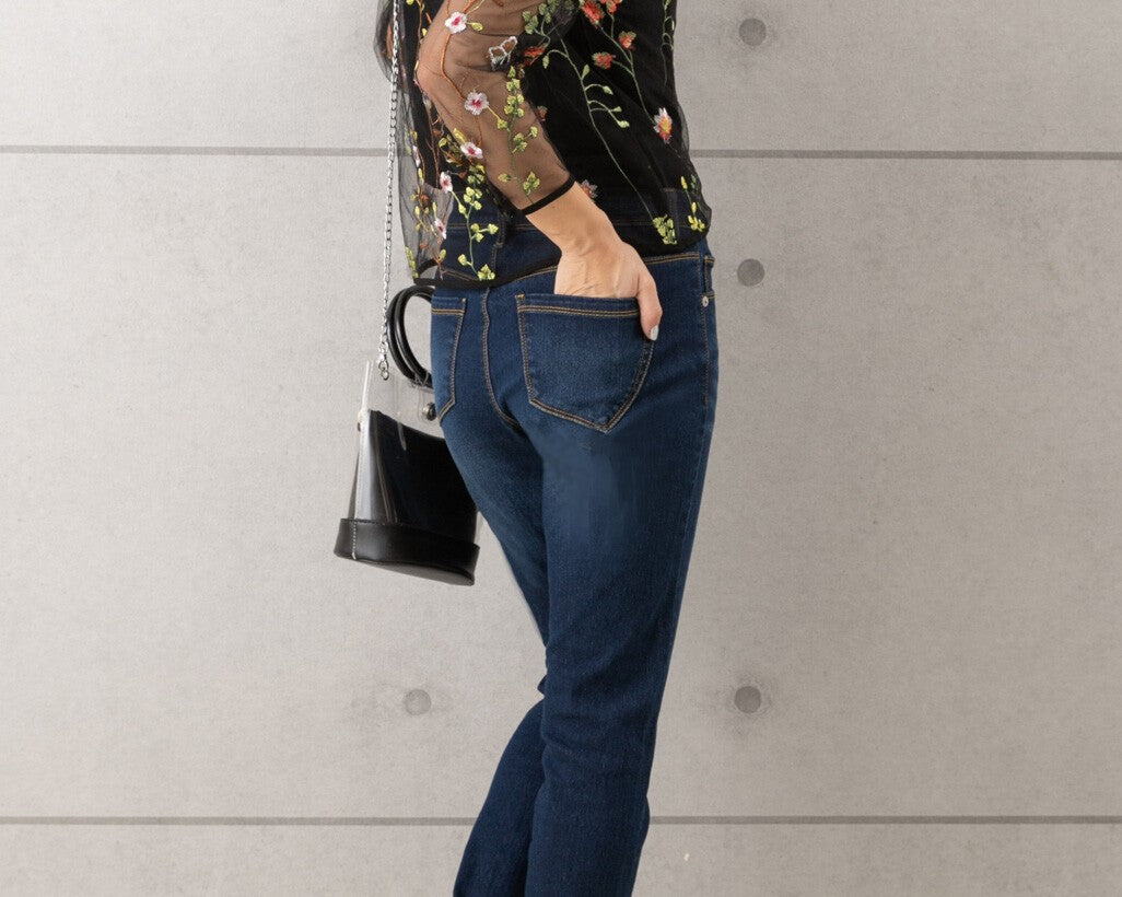 【在庫処分価格】レディース  スキニーデニム  パンツ 30代 40代 50代 スタイルアップ 伸張回復 美脚 通年 美脚パンツ ストレッチ