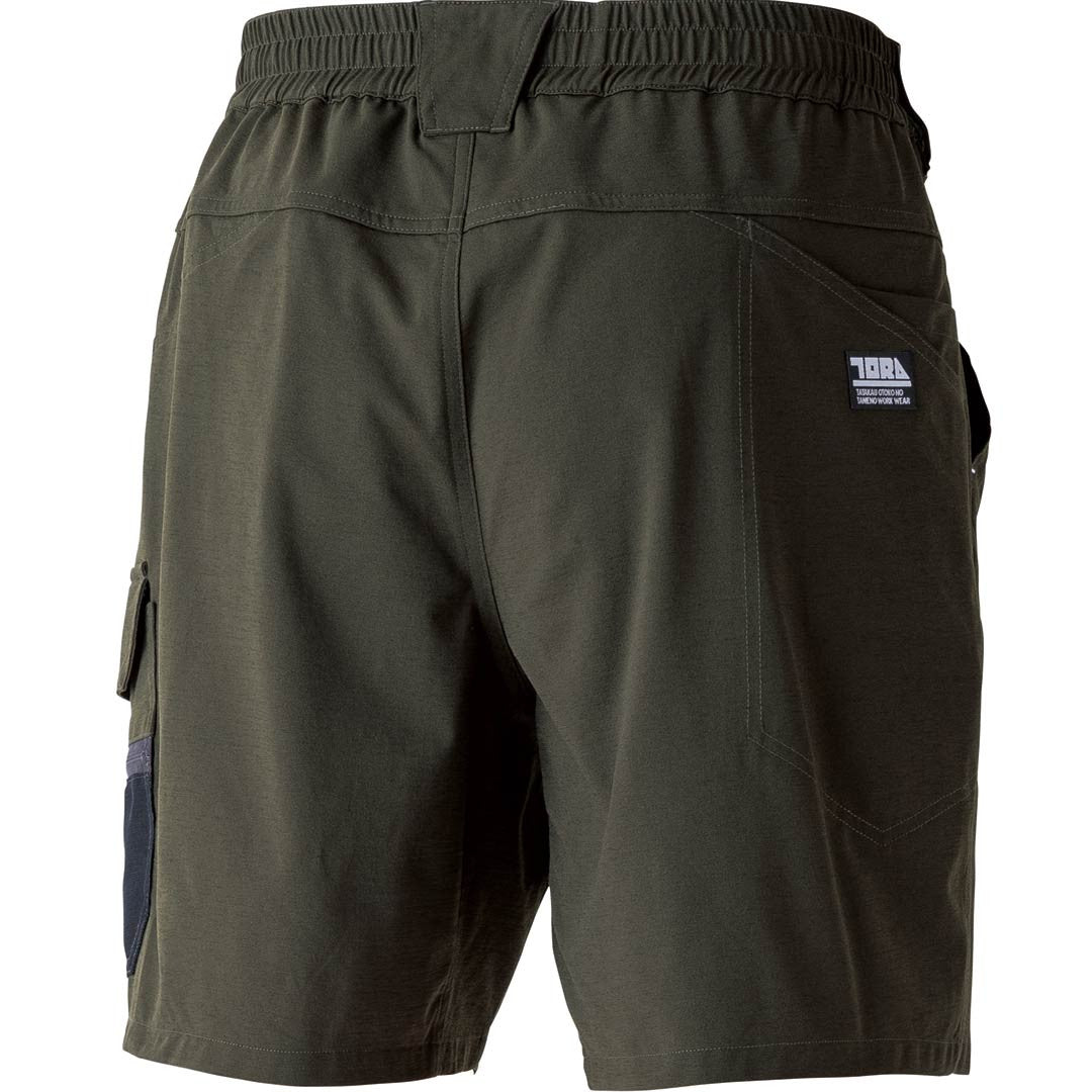 寅壱 9278-241 カーゴハーフパンツ 春夏用 ストレッチ 吸汗速乾 UVカット 抗ピリング 作業着 作業ズボン カジュアル アウトドア TORAICHI