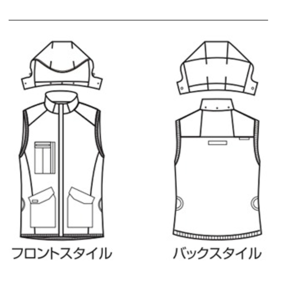 バートル AC2074 ACベスト サイドファン 遮熱効果 軽量 耐久性 アルミコーティング フルハーネス対応 熱中症対策 服のみ 単品
