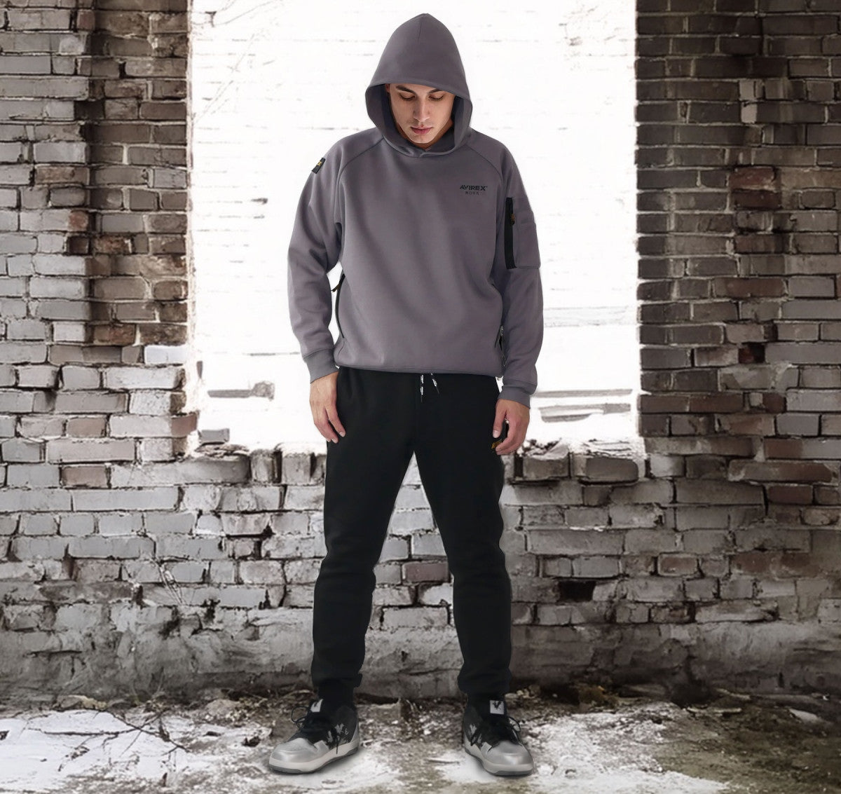 AVIREX WORK クロダルマ AV102 スウェットパンツ アビレックス ワーク  作業着 作業服 カジュアル 耐久性 おしゃれ メンズ)