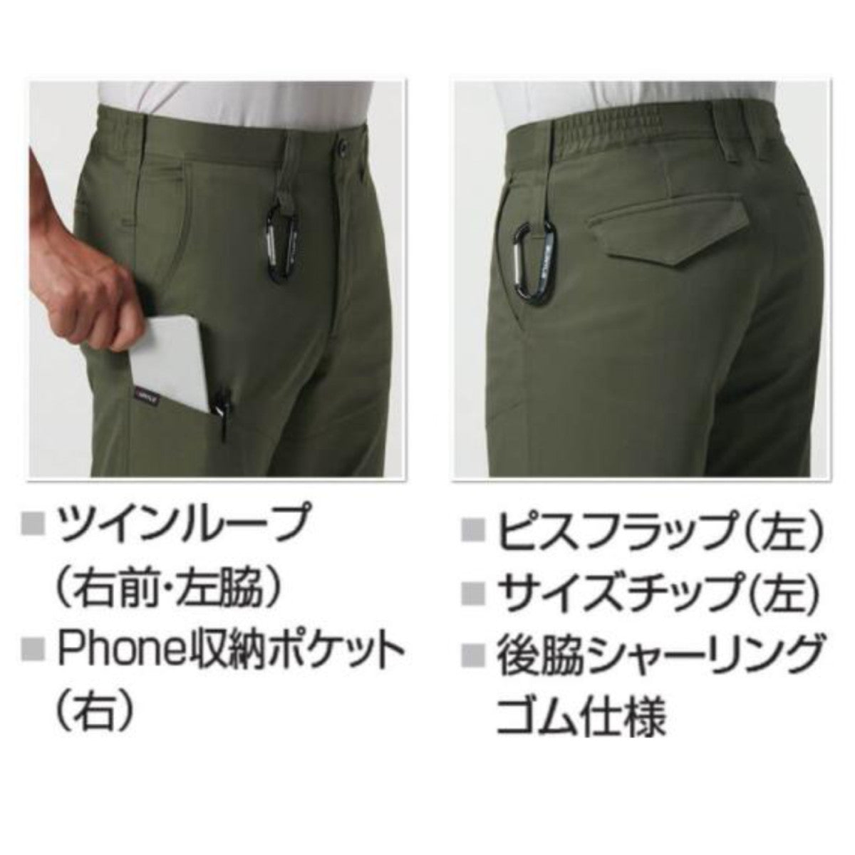 バートル BURTLE 作業着 作業着 6203 パンツ リサイクル SDGs エコ ストレッチ 制電ケア 2022 秋冬 AW ユニセックス SS~5L