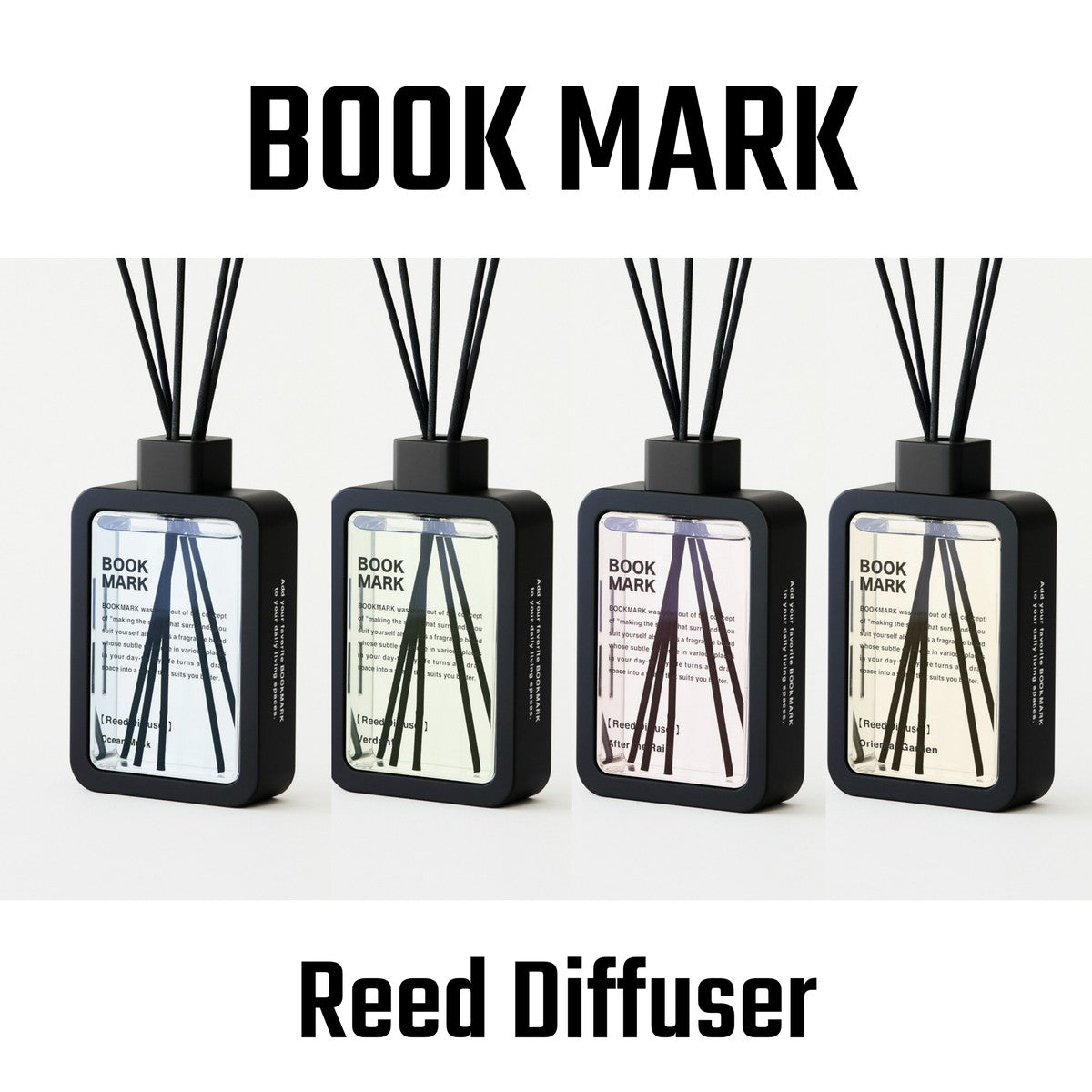 【詰め替え用】ルームフレグランス リードディフューザー リフィル BOOKMARK ルームフレグランス 置き型 おしゃれ シンプルデザイン玄関 リビング トイレ 寝室