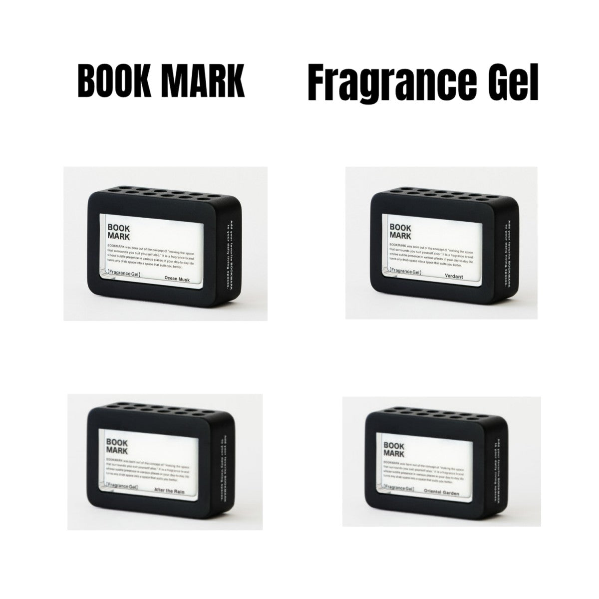 フレグランスジェル  BOOK MARK フレグランス メンズ レディース おしゃれ 男性 女性 ギフト プレゼント Fragrance Gel 芳香剤