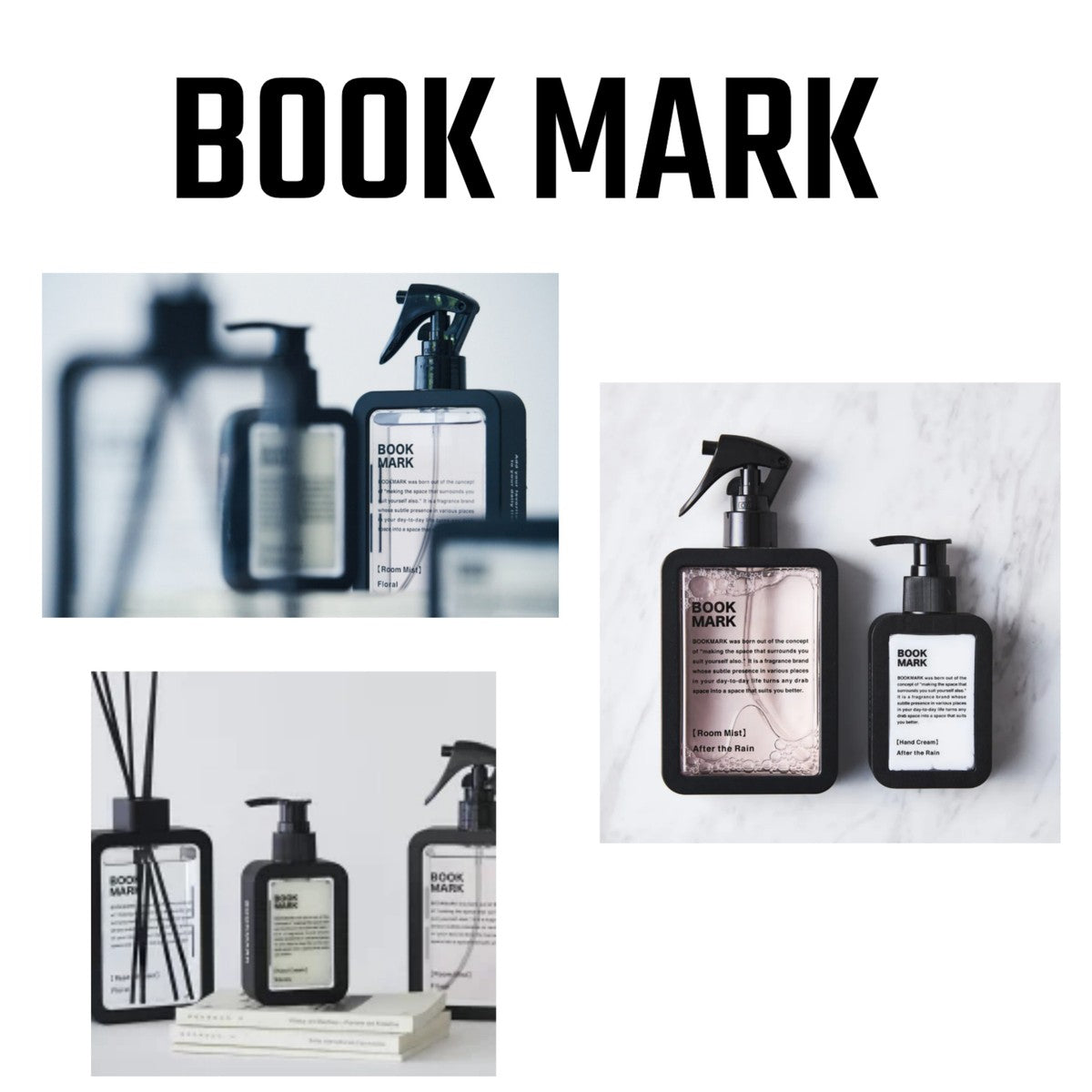 ハンドクリーム  BOOK MARK メンズ レディース おしゃれ 男性 女性 ポンプ式 60g Hand Cream 手荒れ 潤い 乾燥