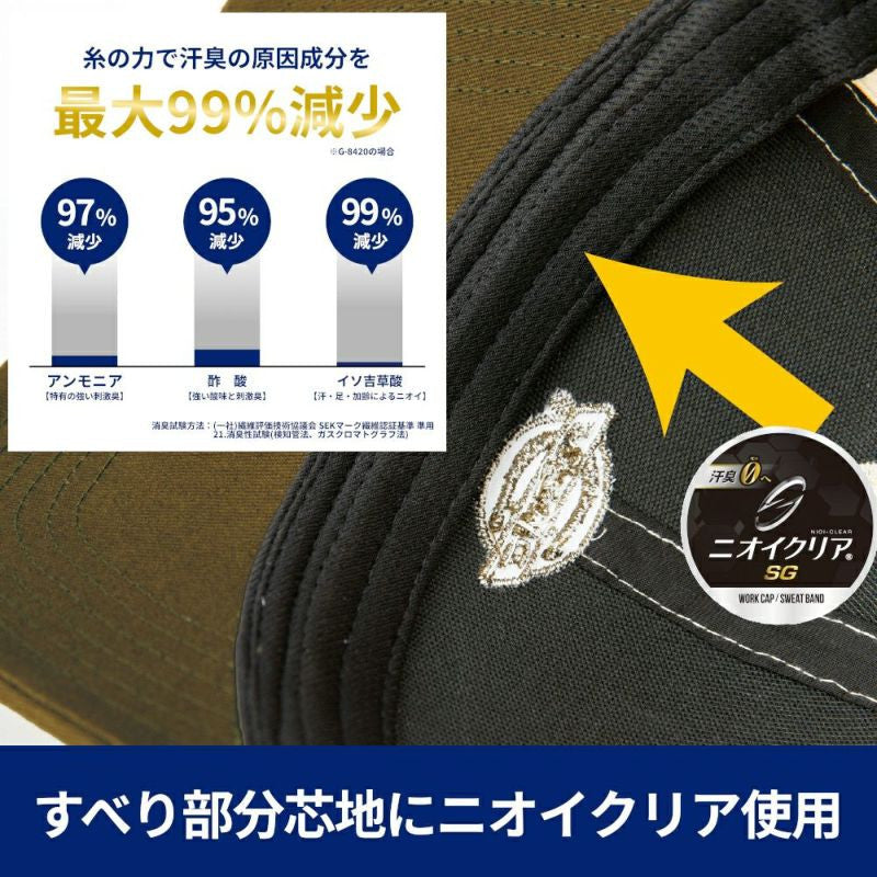 Dickies コットンワークキャップ type-c(クーパー) D-8226 ディッキーズ 消臭メンズ レディース 帽子 ワークキャップ 無地 消臭2025SS新作 CO-COS