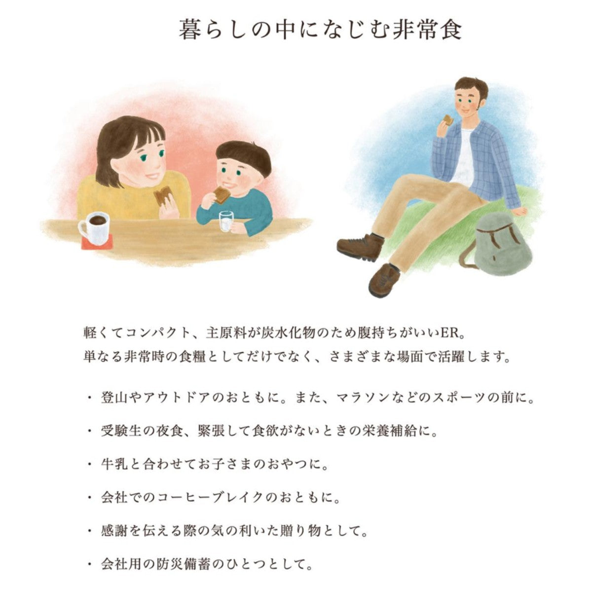 非常食 車載用 ER SHELL 5年保存 3日分 9食