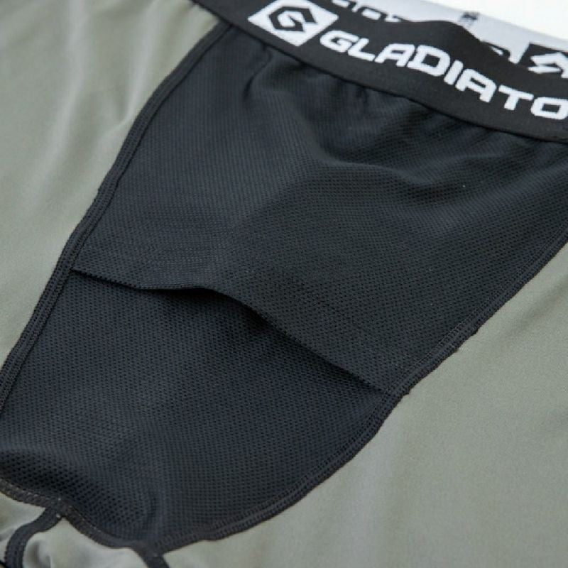 【GLADIATOR】ドライパワーサポートロングタイツ G-813 DRY クールストレッチインナー 接触冷感 キシリトールメッシュ UVカット 吸汗速乾 コーコス M~XXL