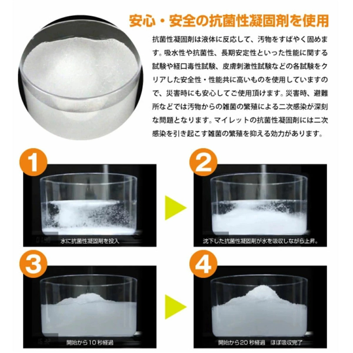 災害用簡易トイレ処理セット マイレットS-100 災害用トイレ 100回分 非常用トイレ 携帯トイレ 長期10年保存 災害用 家族 防災グッズ 防災用品 避難用品