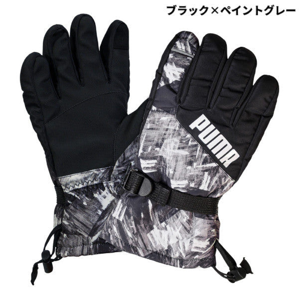 PUMA CW-3310 防寒ヒートグローブ プーマ 防寒手袋 ワーク 防水 防風 保温 タッチパネル すべり止め ウインタースポーツ 2025AW ユニワールド