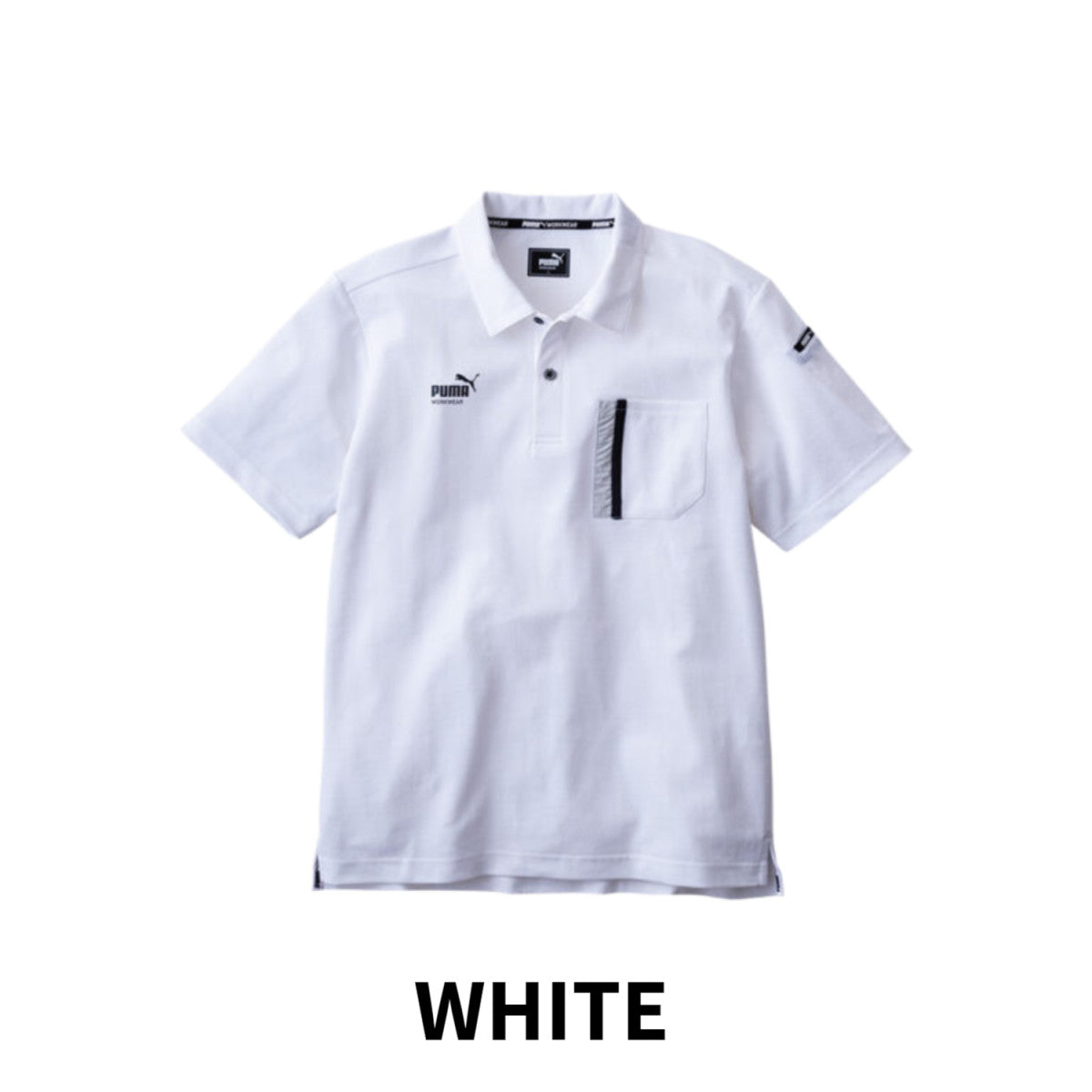作業服 PUMA プーマ 半袖アクティブポロシャツ PW-3014N 作業着 ユニワールド 2025SS新作