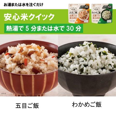 非常食 5年保存 備えて安心 お米の18食セット(2人×3日分) 非常食セット アレルギー対応 アルファ米 防災 食品 長期保存 米 備蓄 保存食 防災食 白米 安心米