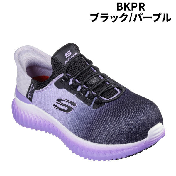 【在庫処分】スケッチャーズ スリップインズ ワーク TILID OMBRAY 108152 レディース 防滑加工トラクションアウトソール 感電防止加工 安全靴 作業靴 海外規格 4E SKECHERS 女性用