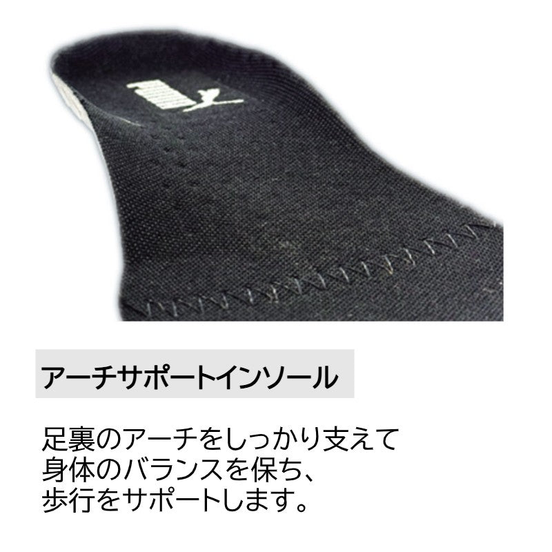 プーマ 安全靴 メンズ スイッチバック ディスク ミッド 63.21SW ハイカット 3E 幅広 耐滑 ダイヤル式 PUMA