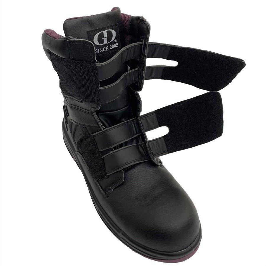 GDジャパン 安全靴 GD-80 普通作業用安全靴 メンズ 24.5-28.0cm プロテクティブスニーカー マジックベルト式 ワイズ4E 樹脂先芯 A種 JSAA規格認定品 半長靴 マジックテープ 軽量 軽い