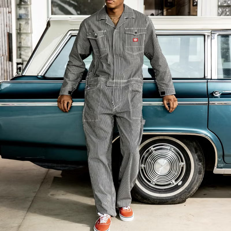 【Dickies】D716 ストレッチヒッコリーツナギ