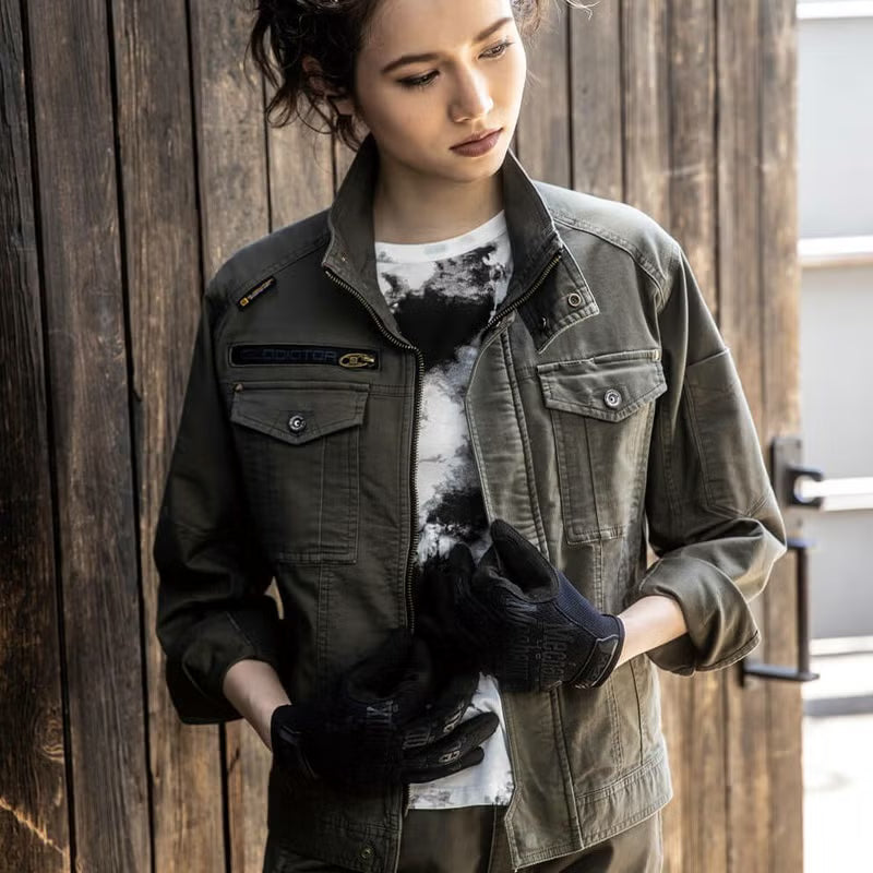 【店頭展示品】GLADIATOR GA-3910 ストレッチコードピケジャケット ワークジャケット 全シーズン対応