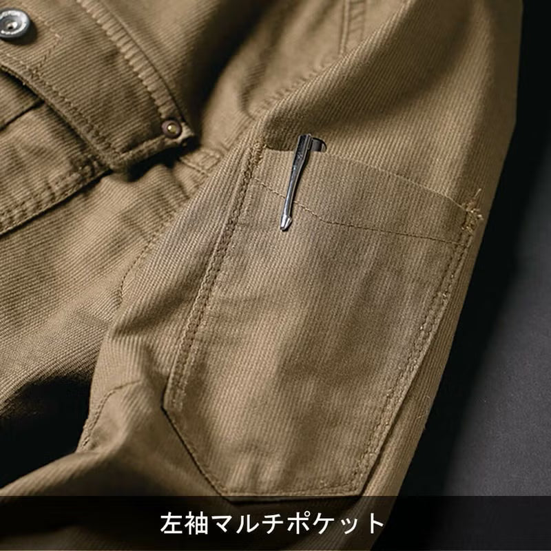 【店頭展示品】GLADIATOR GA-3910 ストレッチコードピケジャケット ワークジャケット 全シーズン対応