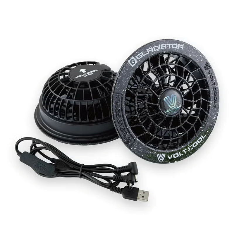【VOLTCOOL】GF-866 数量限定特別カラーファン＋GB-872 モバイルバッテリー セット販売 熱中症対策