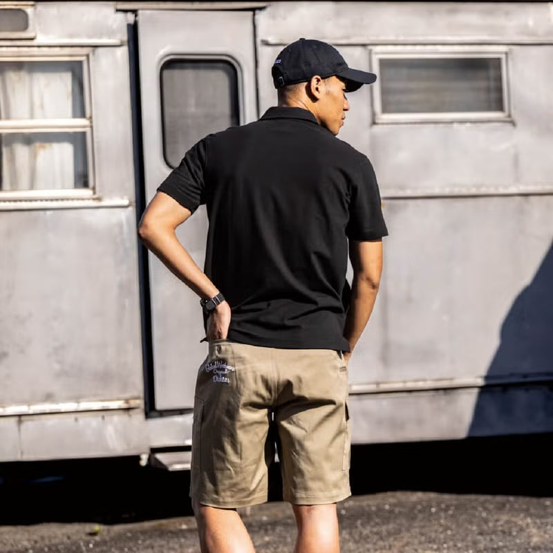 【数量限定】Dickies D-287651 刺繍入りストレッチショートカーゴパンツ  2026SS新作 ディッキーズ ワークパンツ 作業服